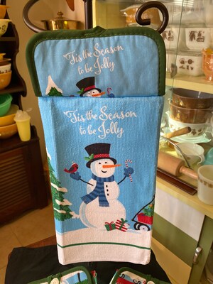 Snowman Hanging Dish Towel - image6